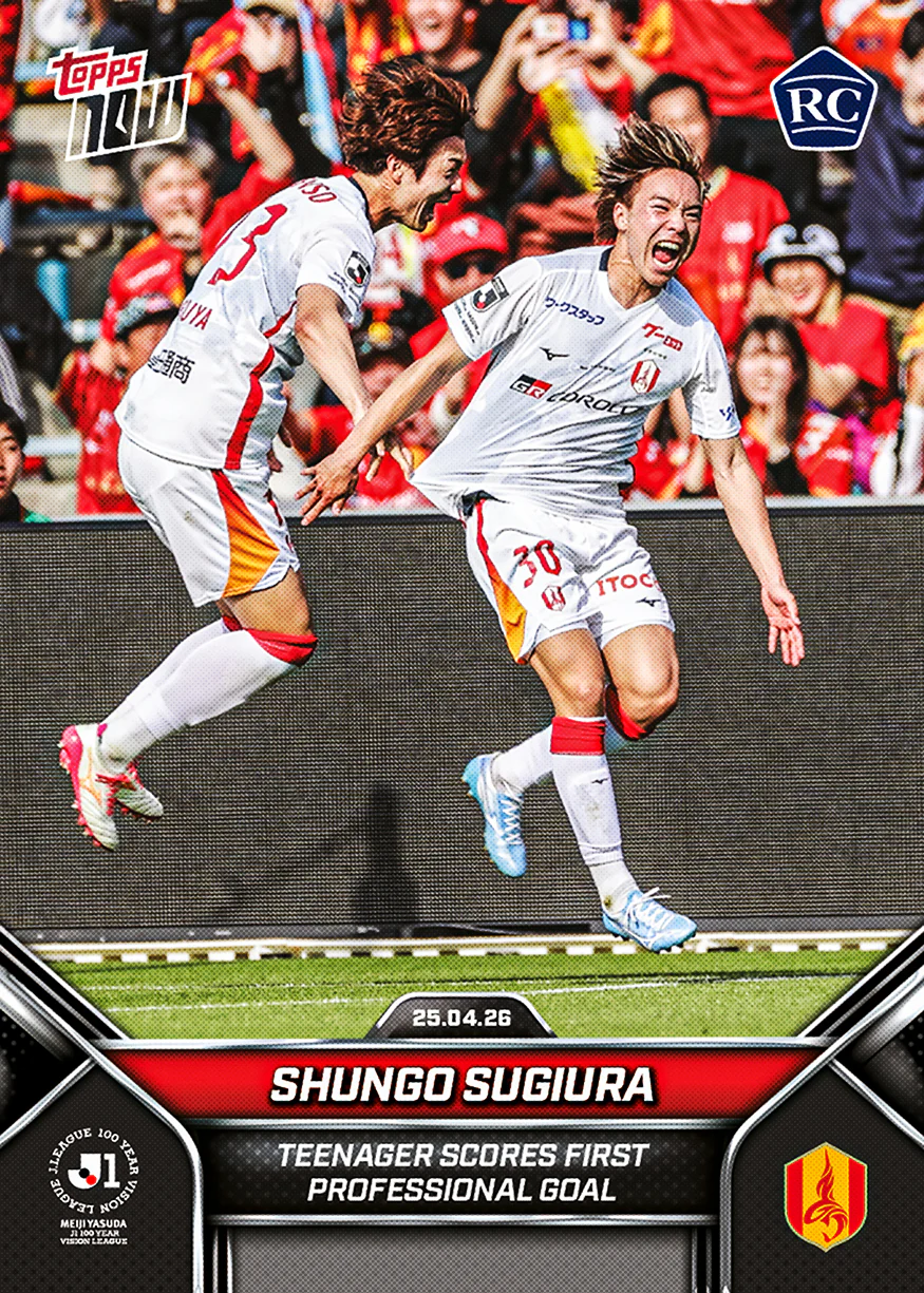 Shungo Sugiura - 2026 J.League® Topps NOW® - Card 15