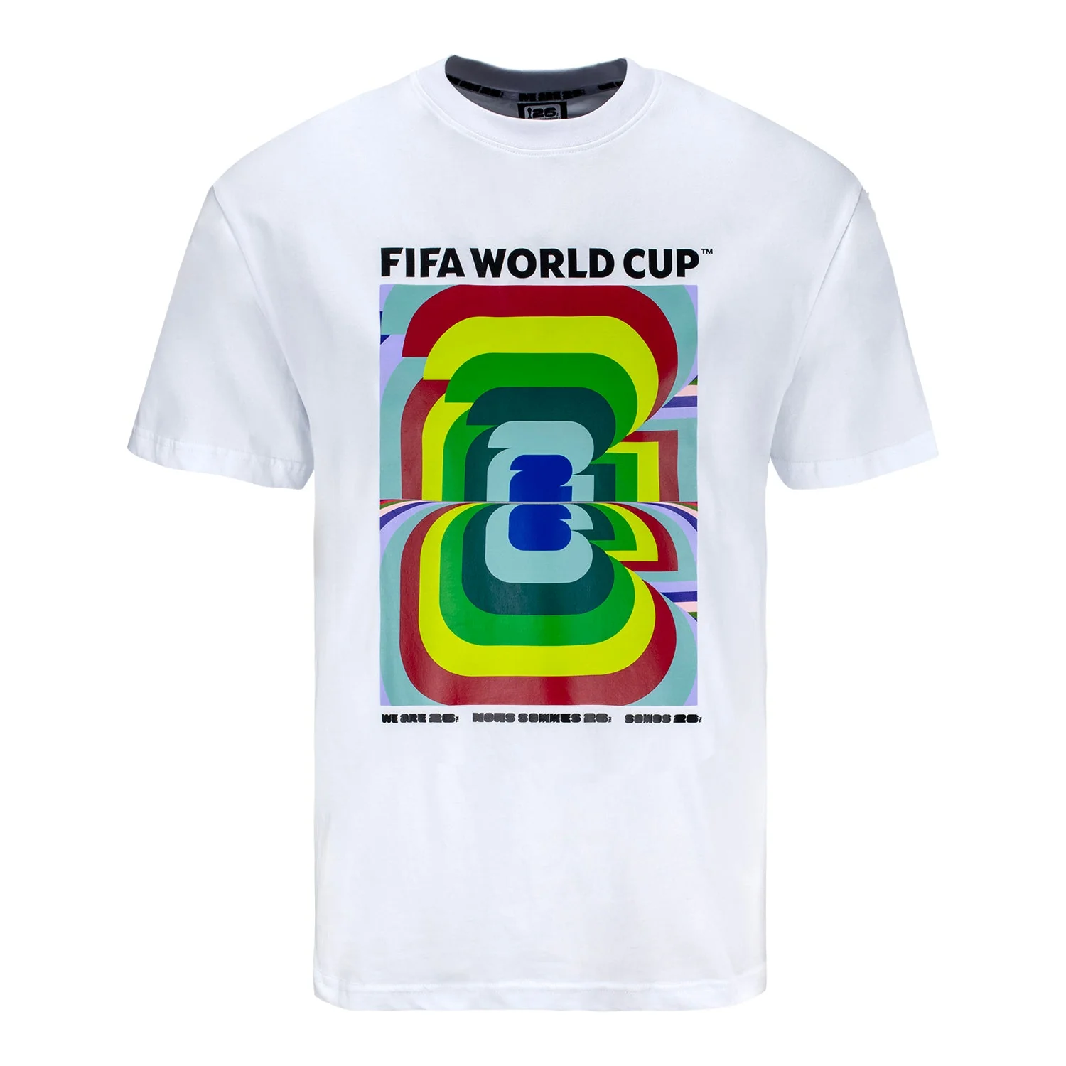 2026 Soccer Fan Collection Amplified White T-Shirt - Unisex