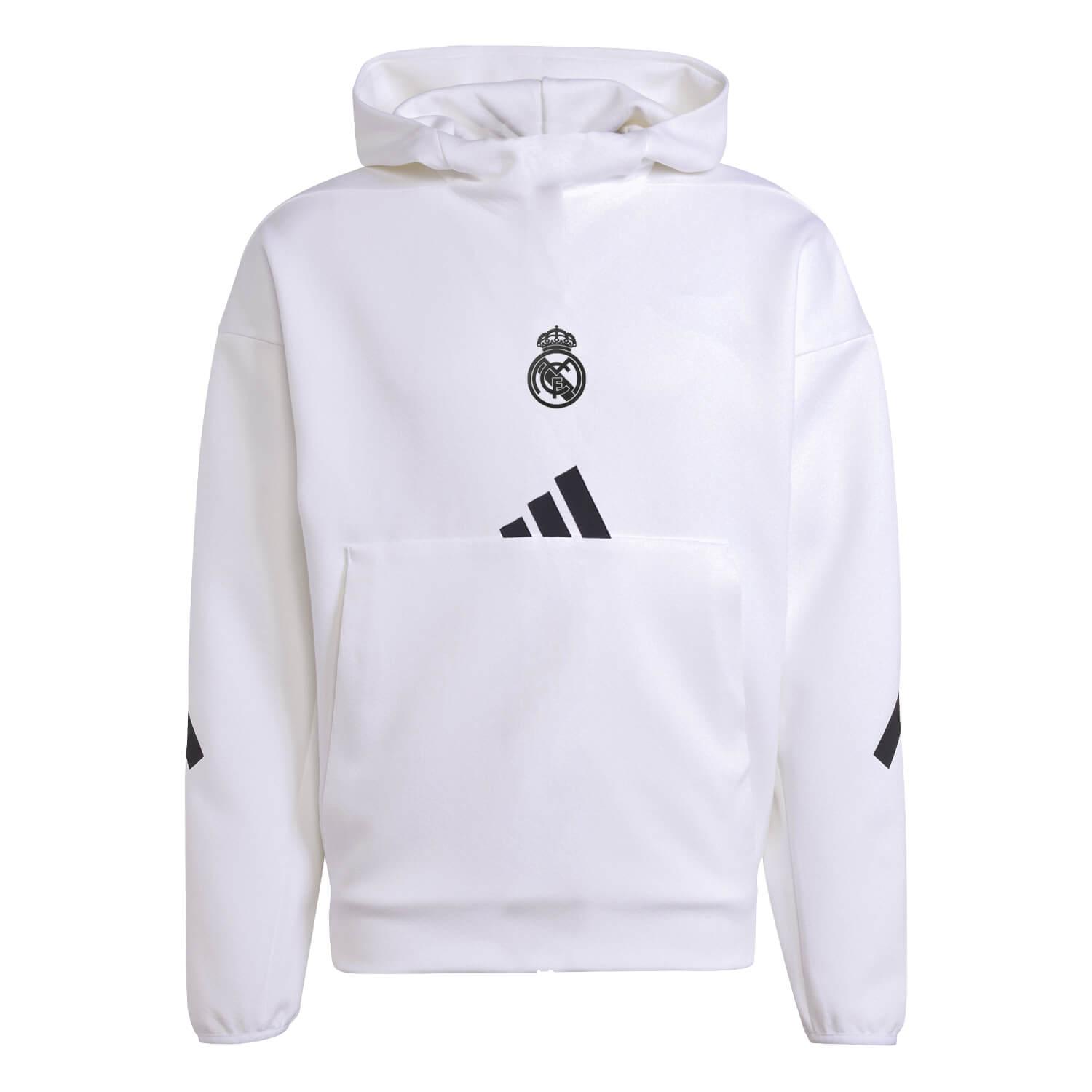 Mens adidas Real Urban Hoodie White