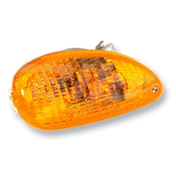 Bihr right rear turn signal, OEM-style orange opticsRef: BI00255A / 1058727