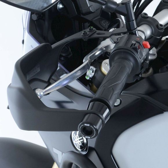 R&G Racing handlebar ends with original black handguardsRef: RGR00880A / 1091461
