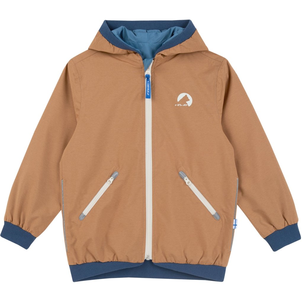 Finkid MUUTUVA Rain Jacket Kids - almond/denim