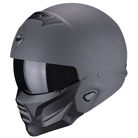 Scorpion Exo EXO-COMBAT II Jet Helmet - GRAPHITE - GrayRef: SC0974