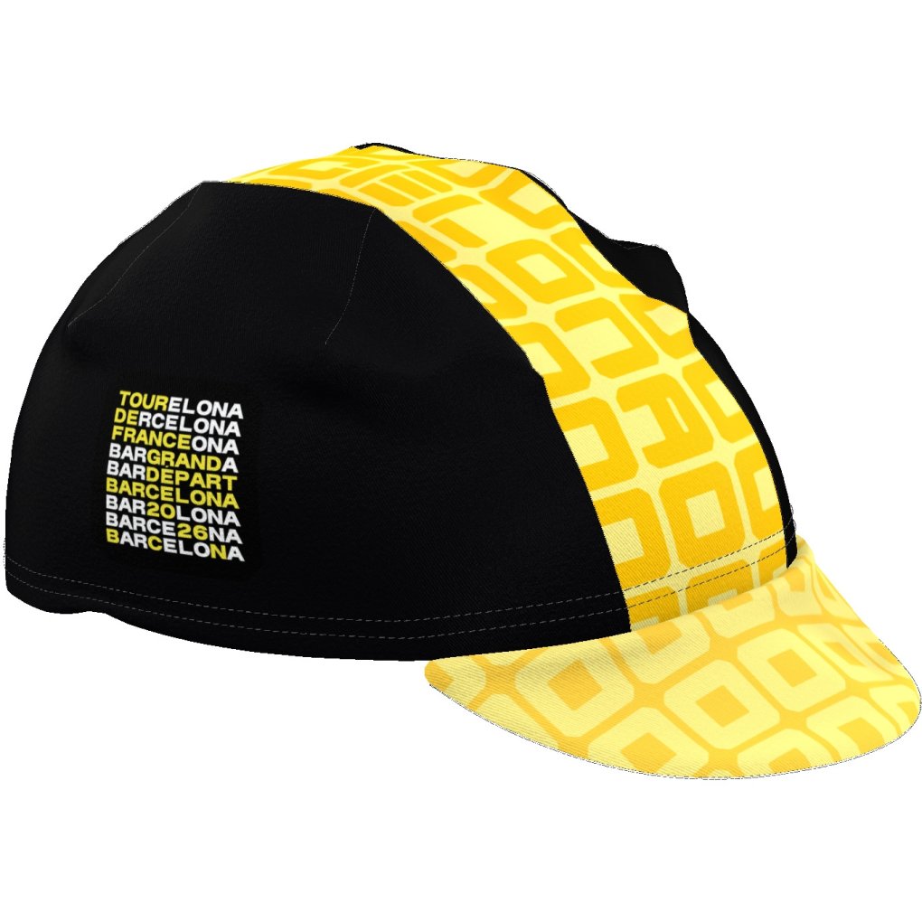 Santini Grand Départ Barcelone Cap - Tour de France™ 2026 Collection RE460COTBCN6TDF - yellow GI