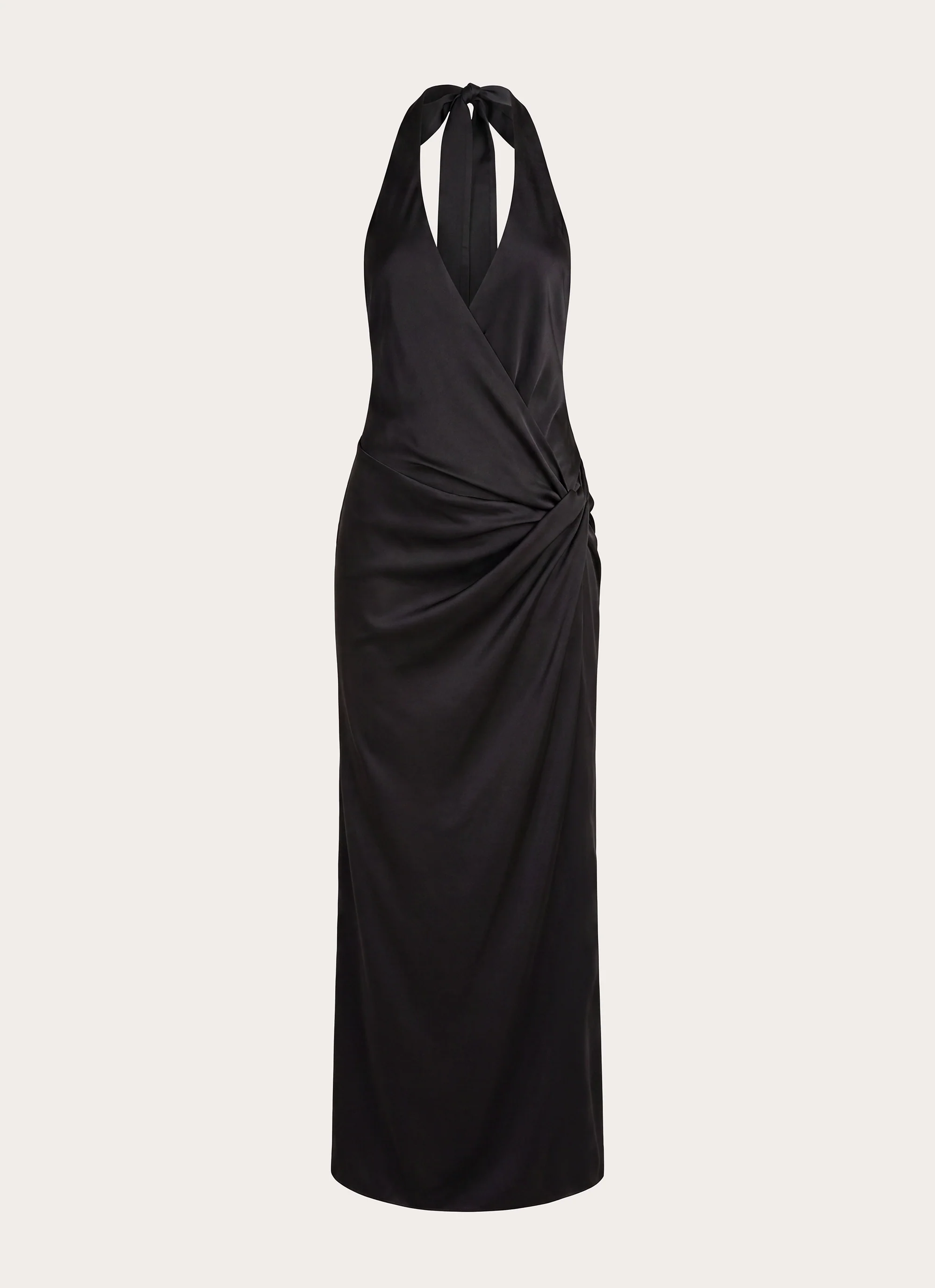 Lumae Halter Maxi Dress - Black