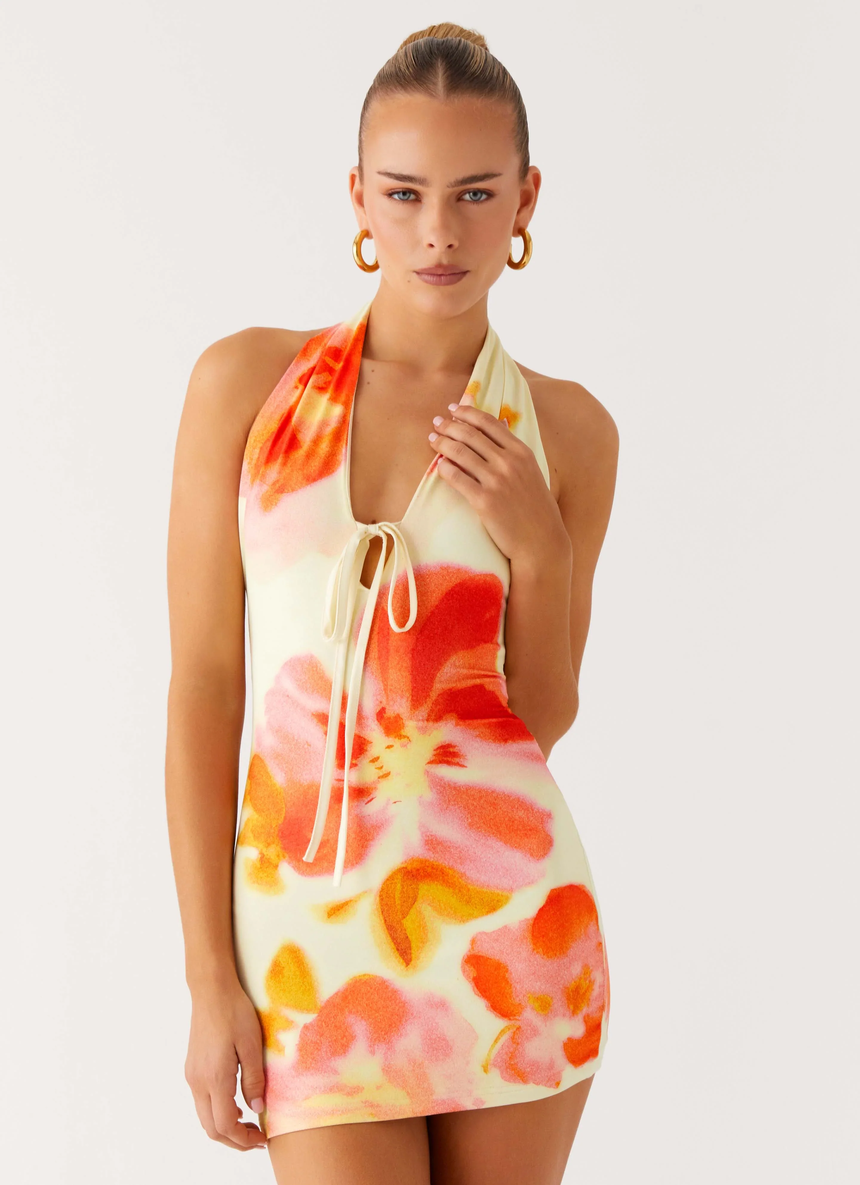 Know You Better Mini Dress - Mimosa Blossom