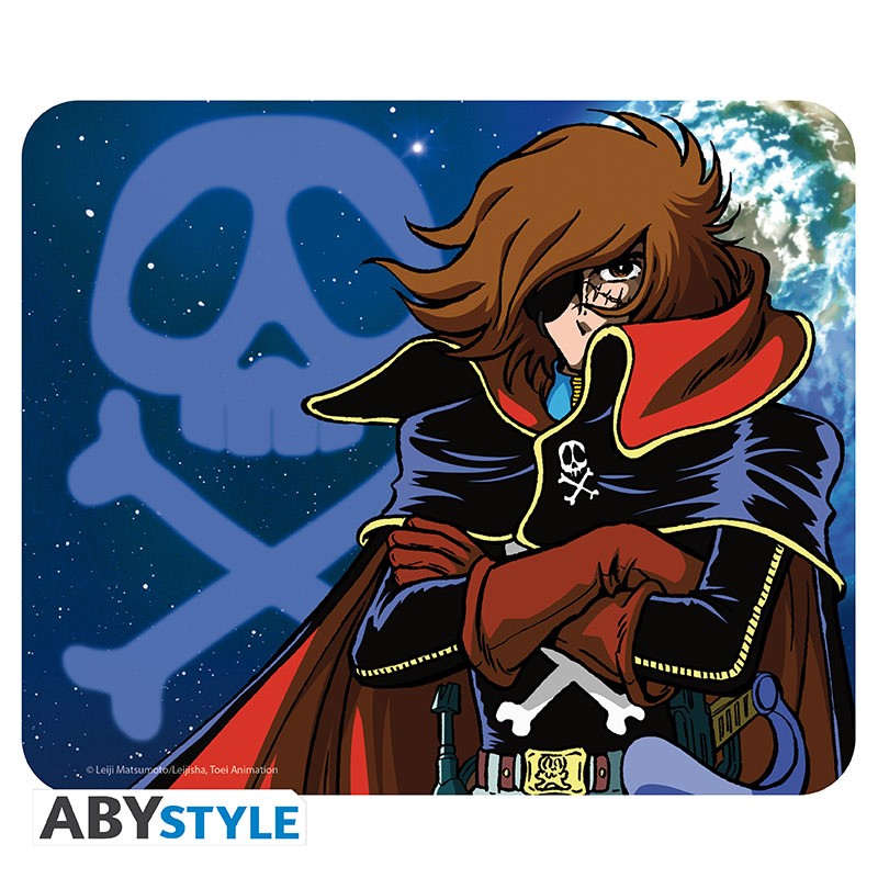 CAPTAIN HARLOCK Flexible Mousepad Harlock & emblem