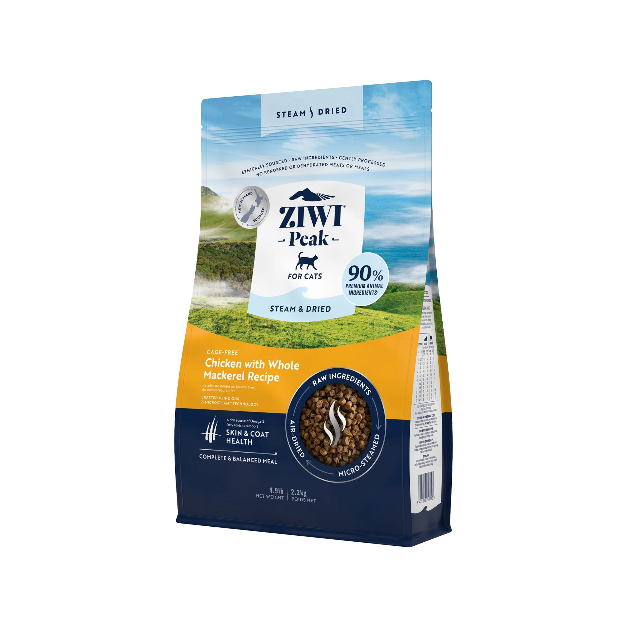 Ziwi Steam & Dried Cat Food - Chicken - 800 g