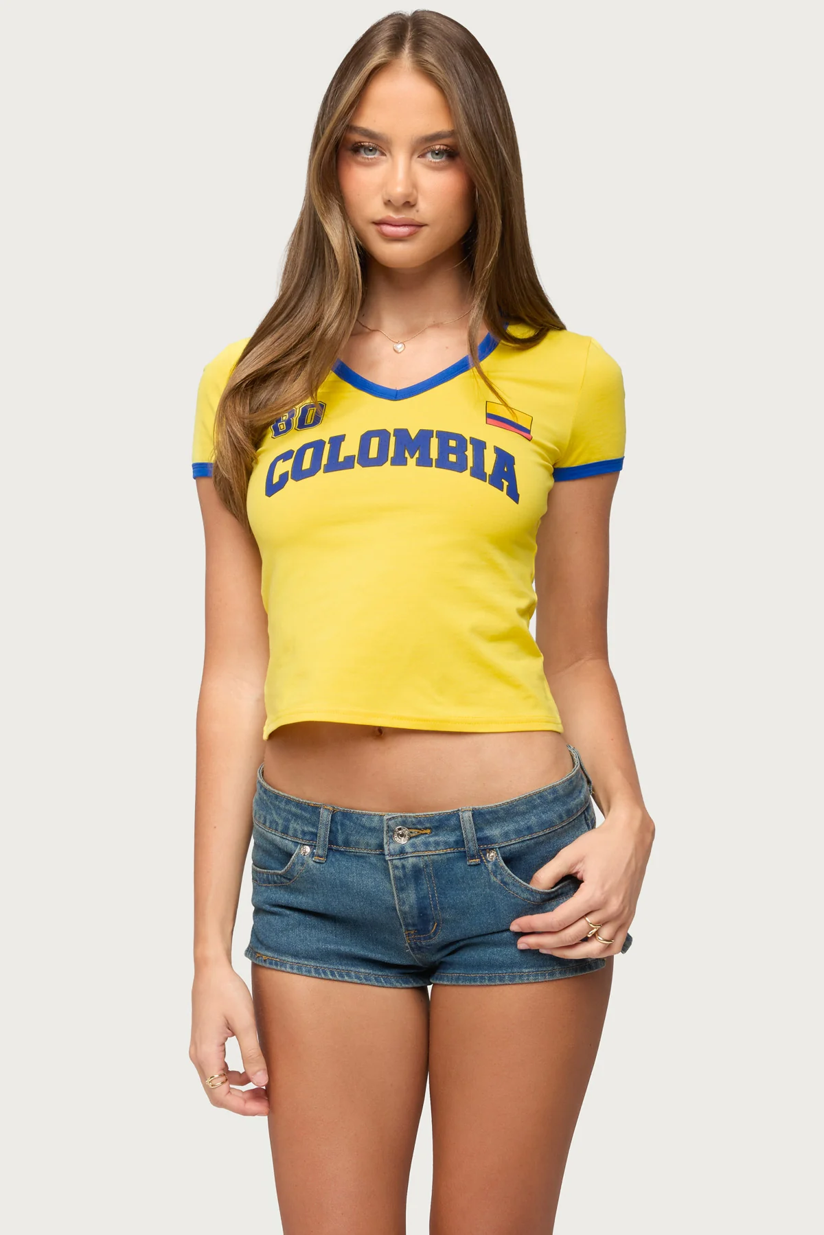 Colombia 08 V Neck T Shirt