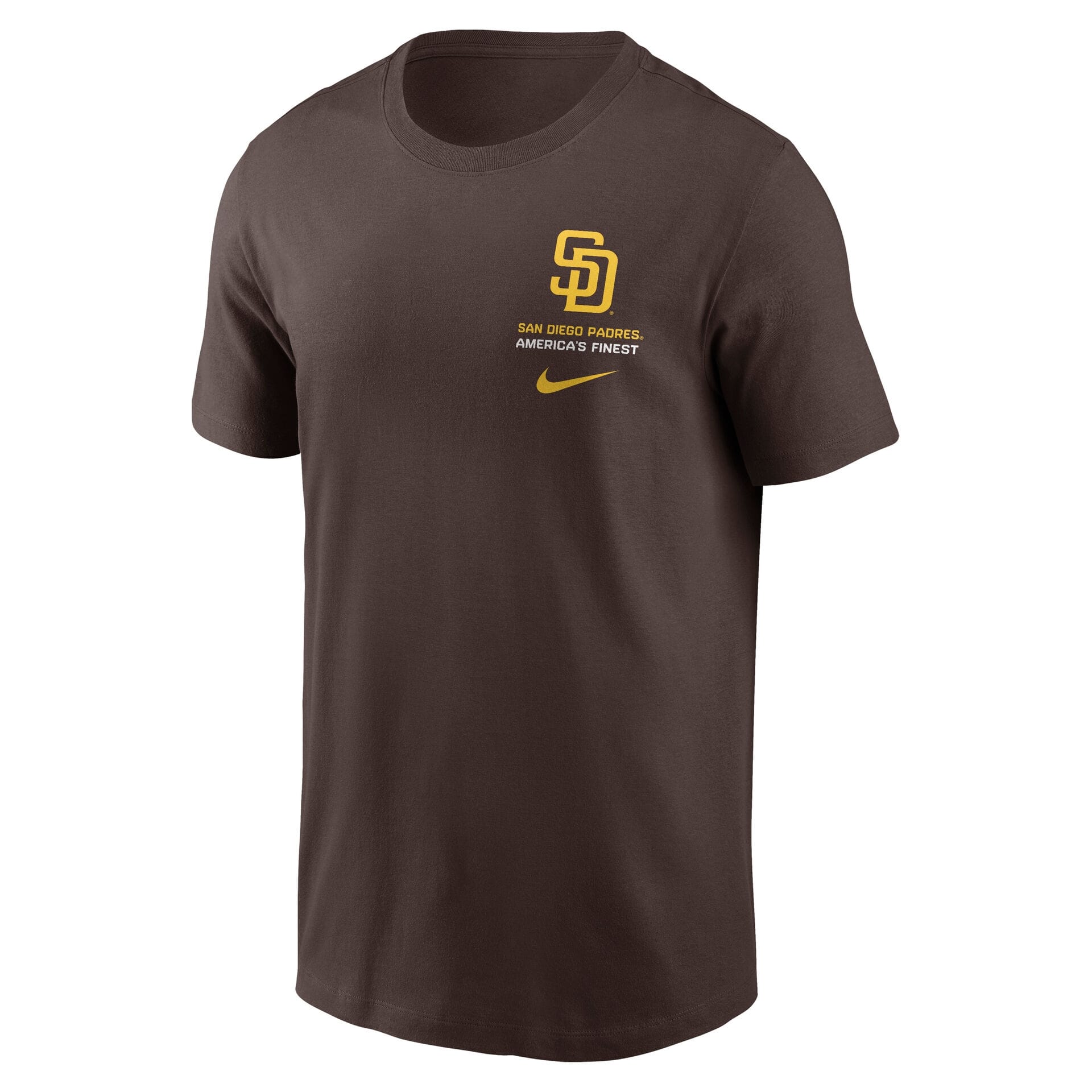 San Diego Padres Primetime 2-Hit T-Shirt Brown