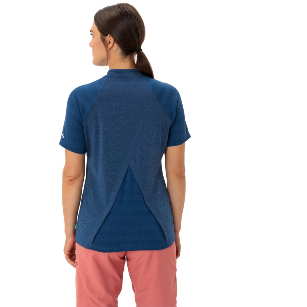 Vaude Tamaro Half Zip Shirt IV Women - dark sea