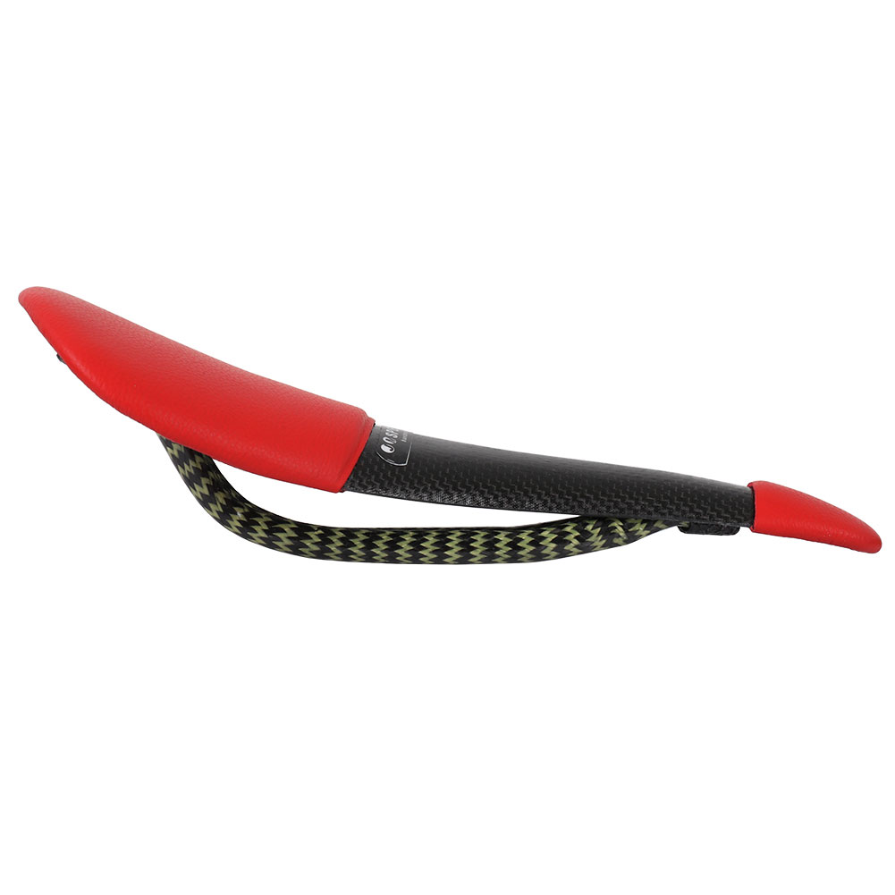 Tune Speedneedle Leather Carbon Saddle - red