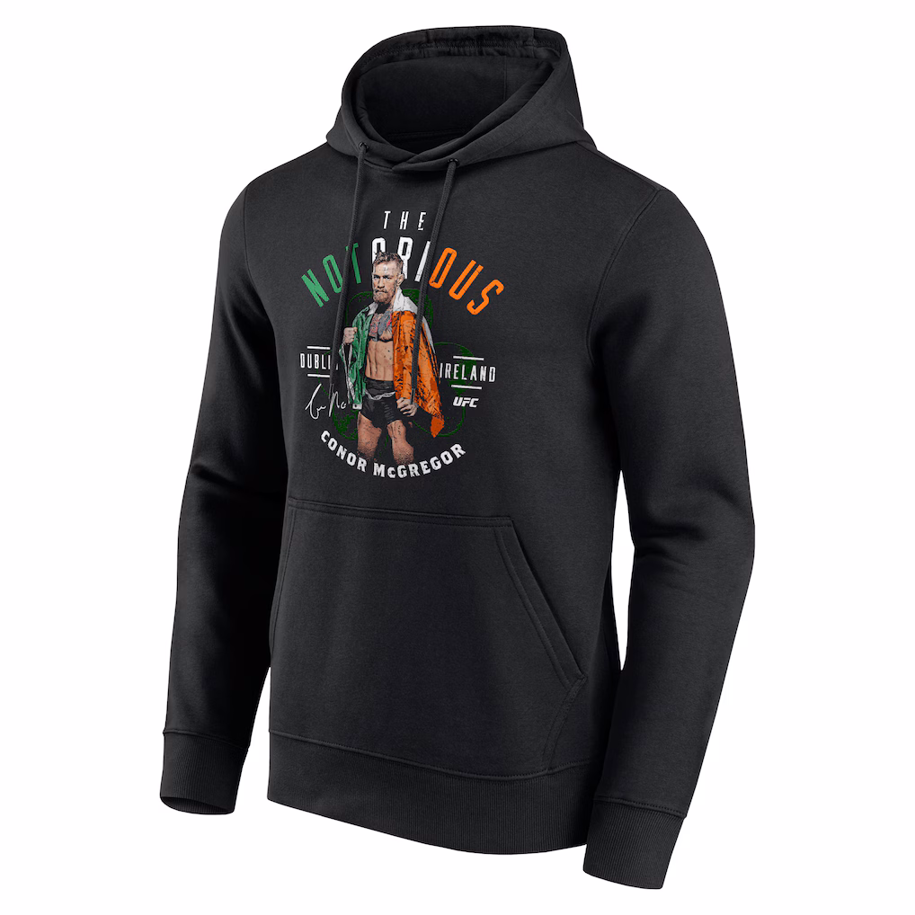 UFC Conor McGregor The Notorious Pose Hoodie - Black - Mens