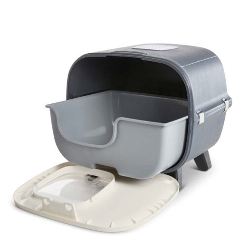 Savic Mira Litter Box - Grey/White