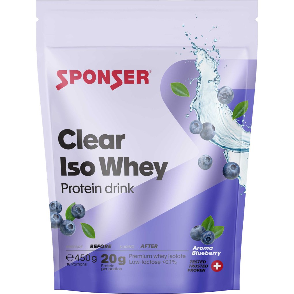 SPONSER Clear Iso Whey - Protein Beverage Powder - 450g