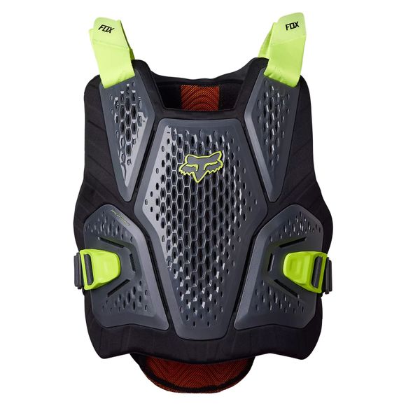 Fox RACEFRAME IMPACT SB D3O 2025 stone guard - Black / YellowRef: fx2912-c63229