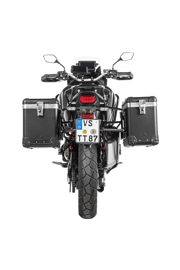 Touratech ZEGA Pro 38/45 suitcase - Black support included - Black anodizedRef: Trt01779A / 01-403-5787-0