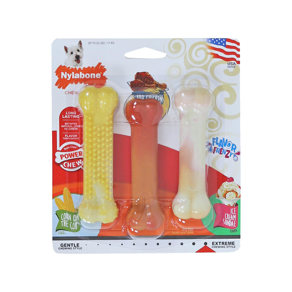 Nylabone - Frenzy Flavor Mix - 19.0 x 17.0 x 2.0 cm
