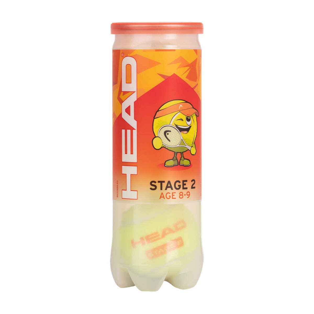 BOX 24 CANS 3 TENNIS BALLS 3B HEAD STAGE 2 ORANGE