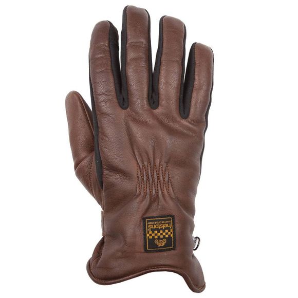 Gants Helstons BENSON HIVER CUIR CHOCO - Marron / NoirRef : HS0922