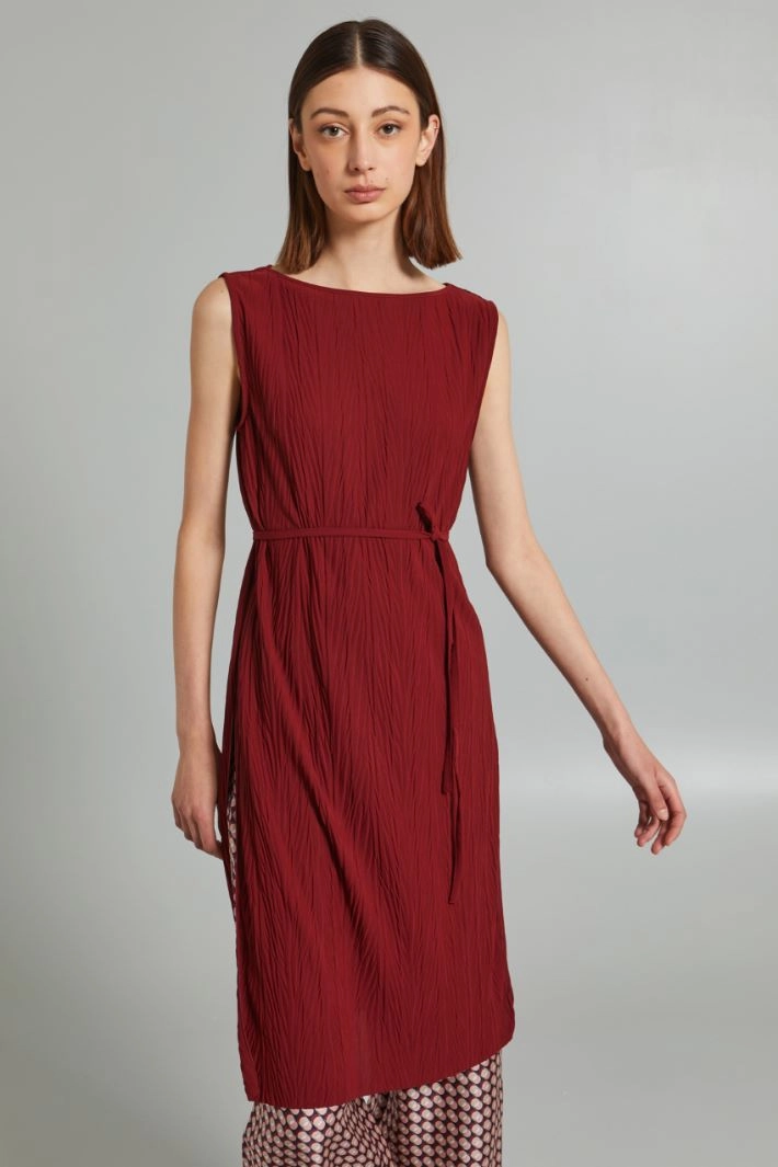 Long jersey tunic - BORDEAUX