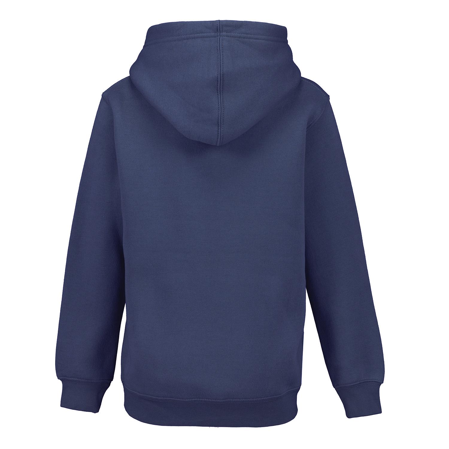 Kids Color Crest Hoodie Navy Real Madrid