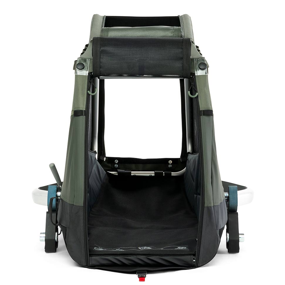 Croozer Dog Enna - Bike Trailer for Dogs - moss green