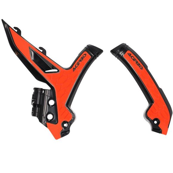 Acerbis X-GRIP Frame Protector - Black / OrangeRef: AE5705