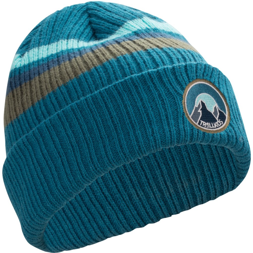 Trollkids Spitsbergen Cap Kids - Dark Marine/Pine Green