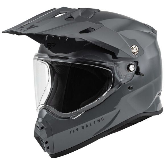 Fly TREKKER SOLID Full-Face Helmet - Grey / RedRef: FL1529