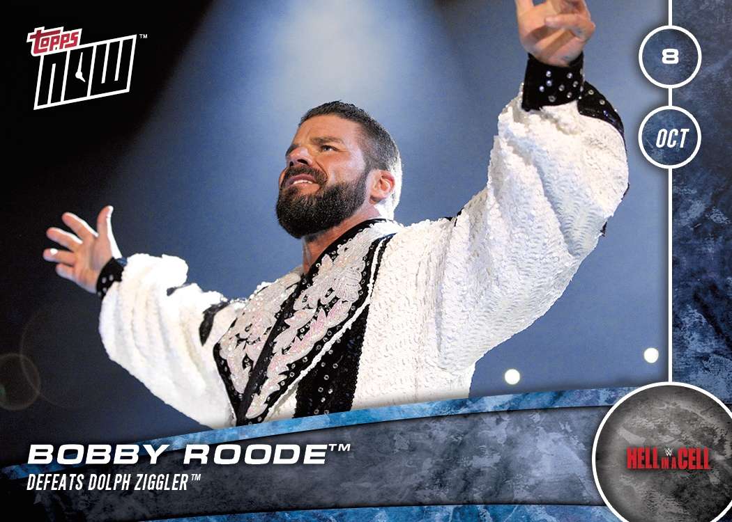 Bobby Roode WWE Topps NOW™ Card 139 - PRINT RUN QTY: 32 CARDS