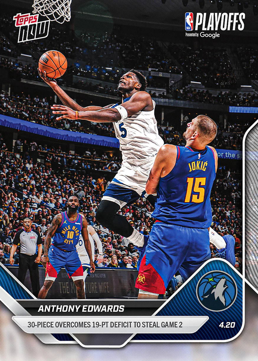 Anthony Edwards - 2025-26 NBA Topps NOW® - Card 266
