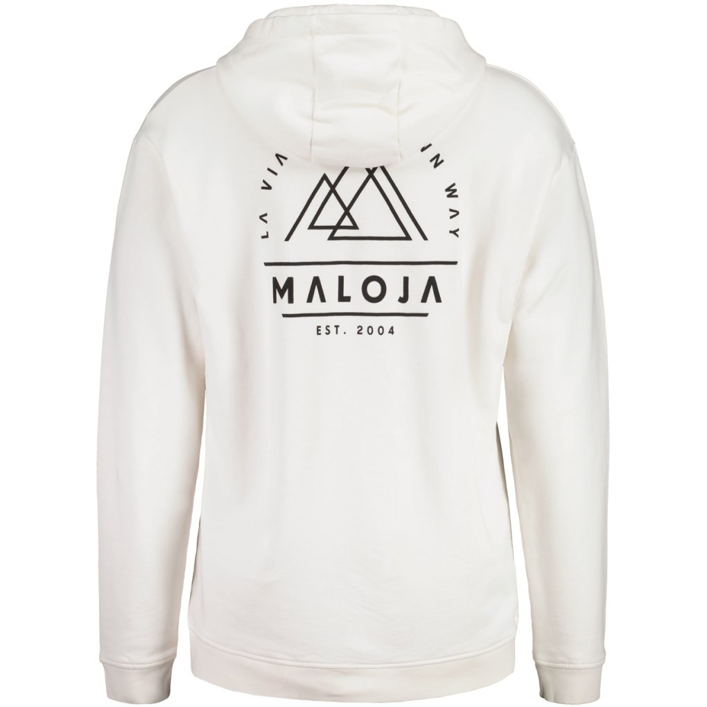 Maloja DroM. Organic Sweat Hoody Men - shaded white 1148