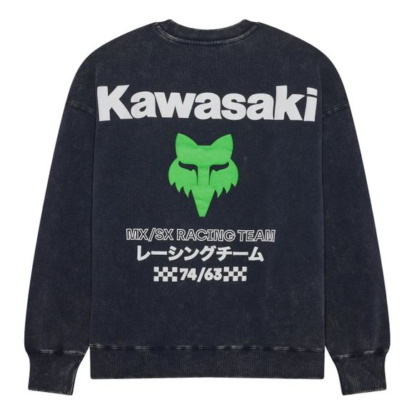 Fox KAWASAKI CREW Sweatshirt - BlueRef: FX6362