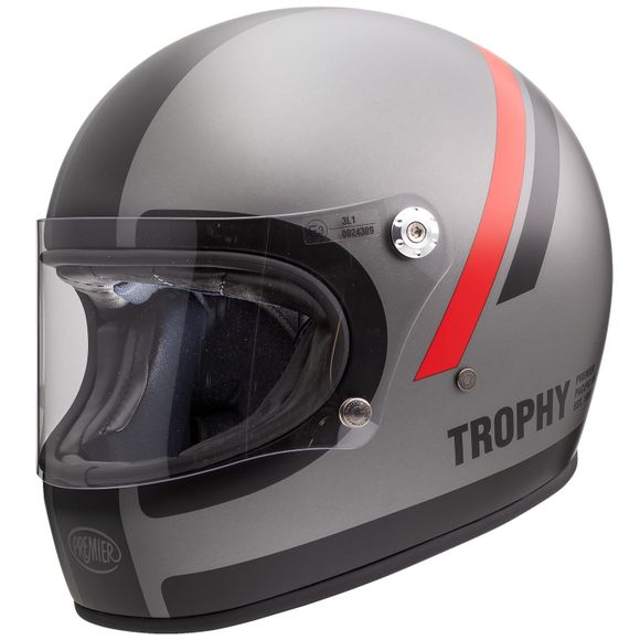 Premier Full-Face Helmet TROPHY - DO - MATT - Black/GrayRef: PE0302
