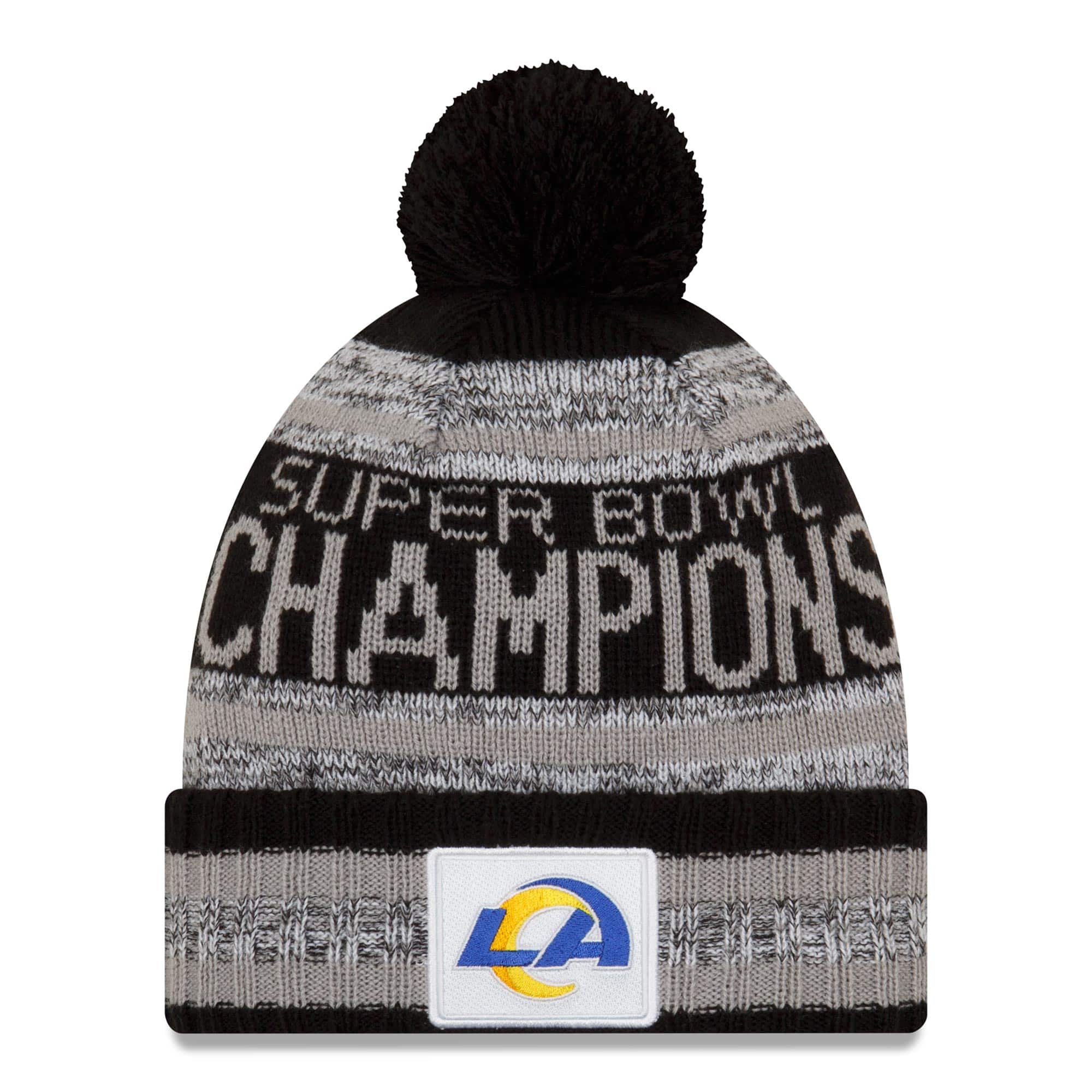 Los Angeles Rams Super Bowl LVI Champions Parade New Era NFL Knit Hat