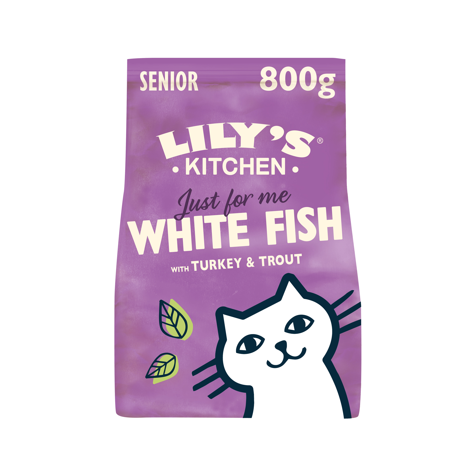 Lily's Kitchen Senior Cat Food - Fish & Turkey - 800g