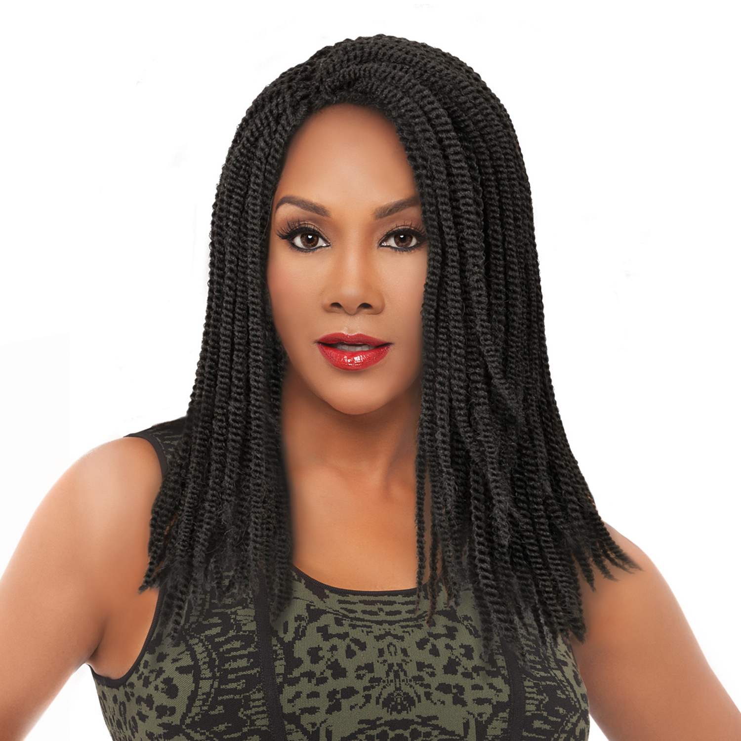 Vivica Fox Unprocessed Human Hair Braids Kinky Bulk 16