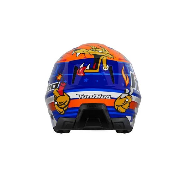 Hebo t -bou trial helmet 36 2025 - blue / orangeRef: HBO0424