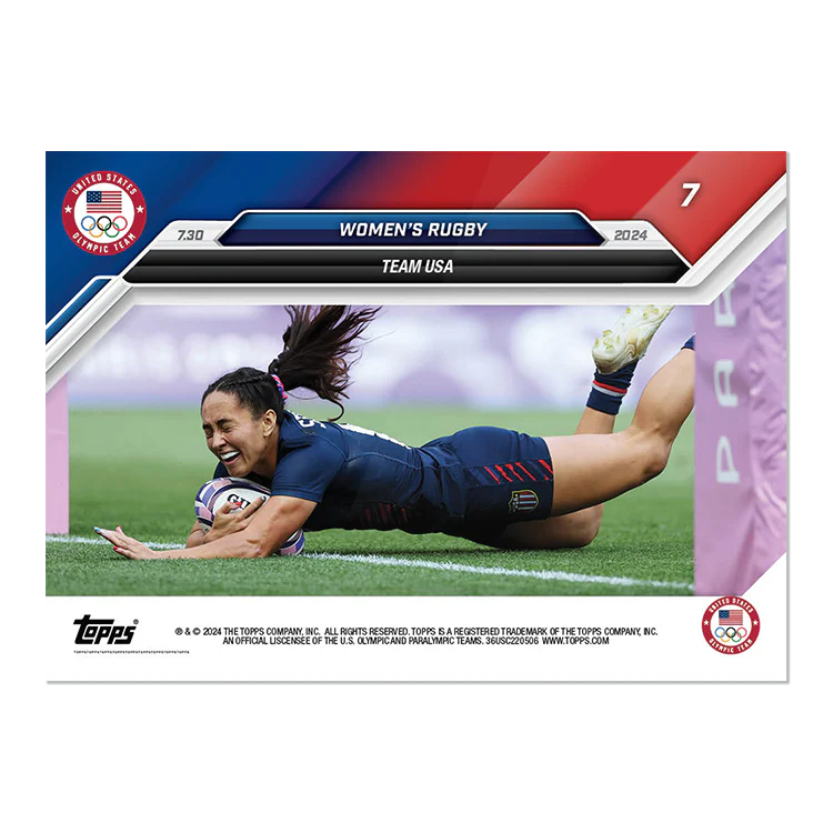 Women's Rugby - 2024 Olympic Games TOPPS NOW® Card 7