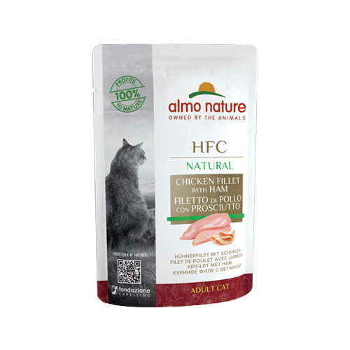Almo Nature HFC - Raw Pack - Chicken & Ham - 24 x 55g