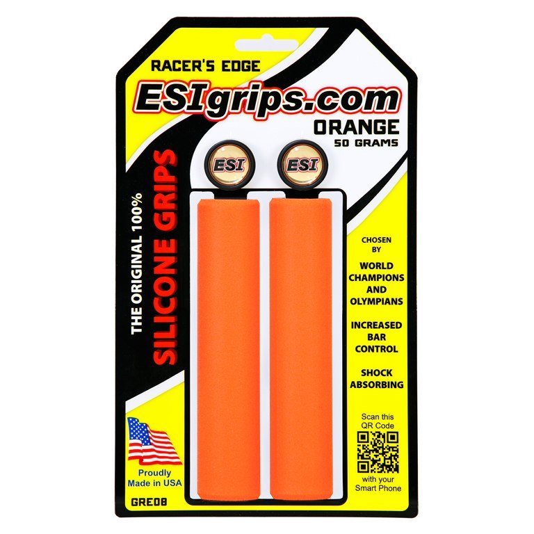 ESI Grips Racer's Edge Handlebar Grips - Orange