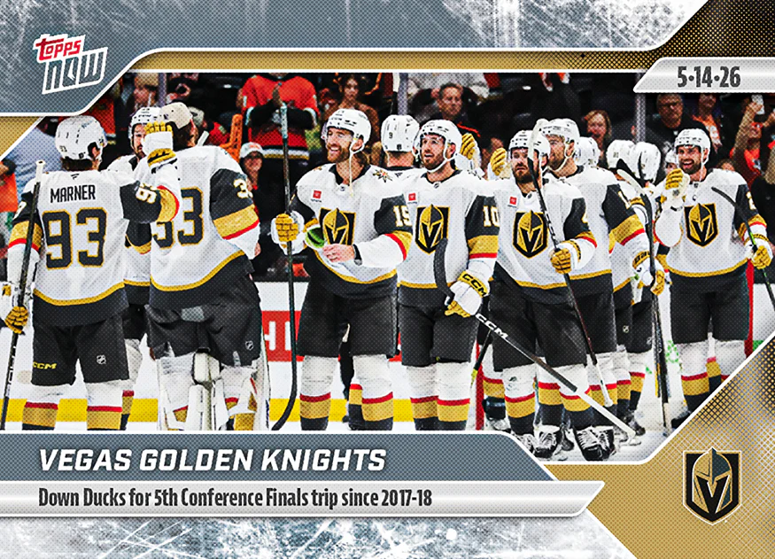 Vegas Golden Knights - 2025-26 NHL Topps NOW® - Sticker # 174 Pack - PR: 205