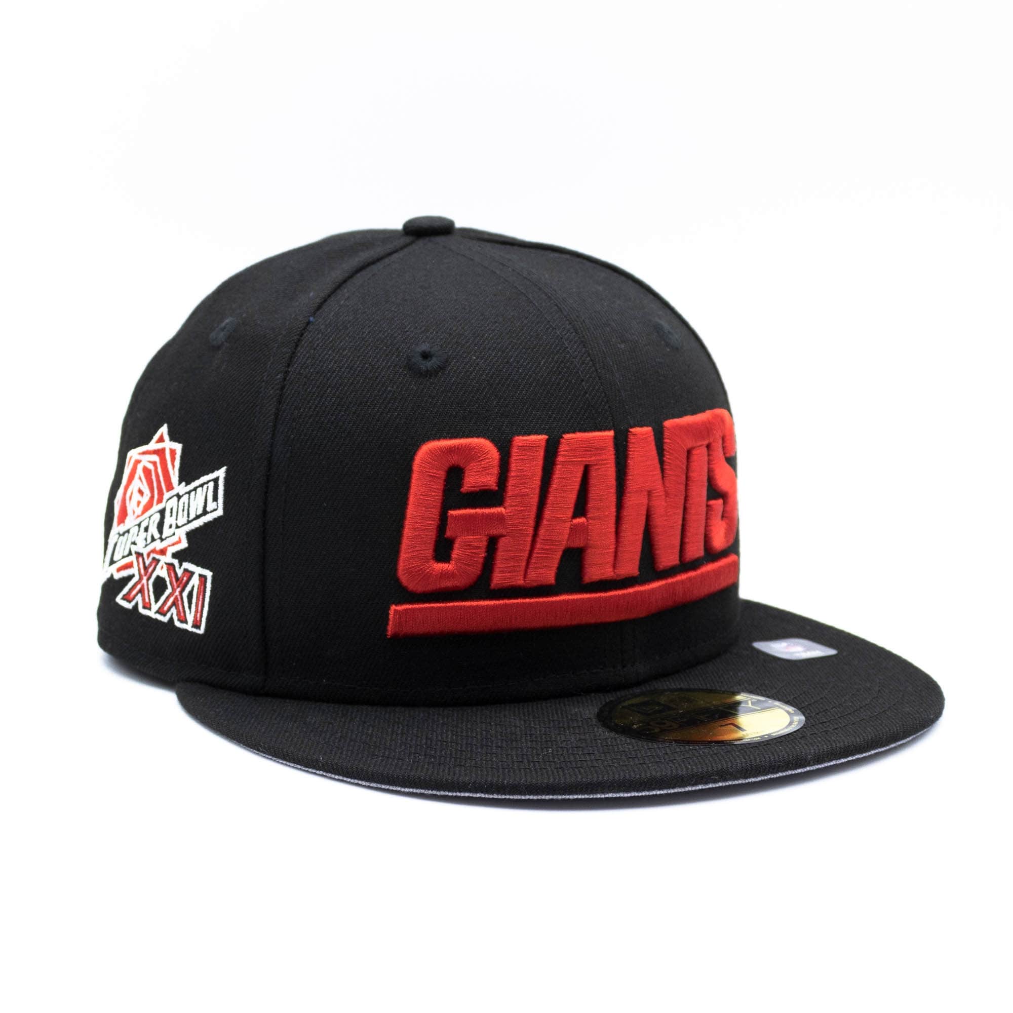 New York Giants Super Bowl XXI New Era 59FIFTY Fitted NFL Cap Black