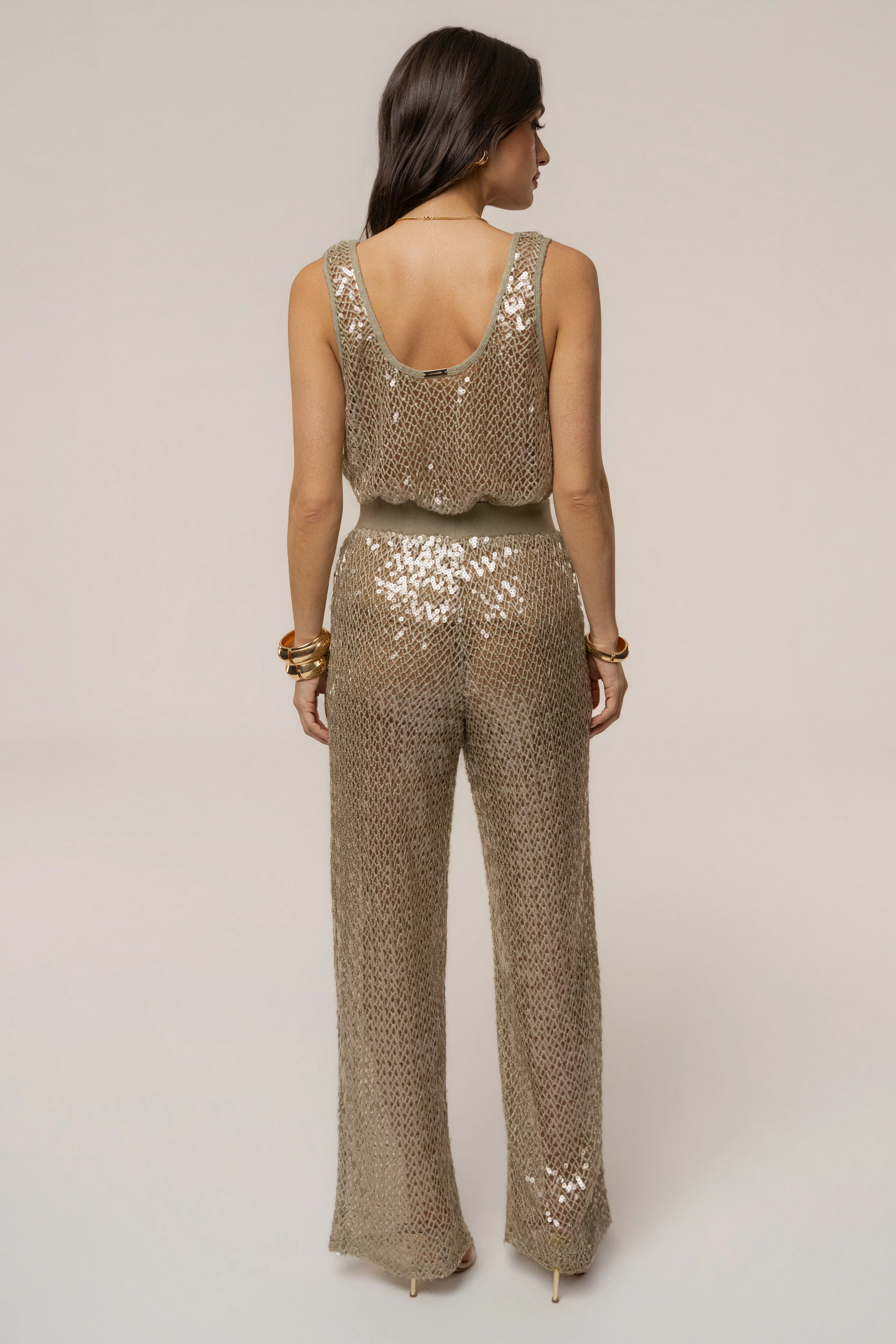 Sage High Seas Sequin Pant