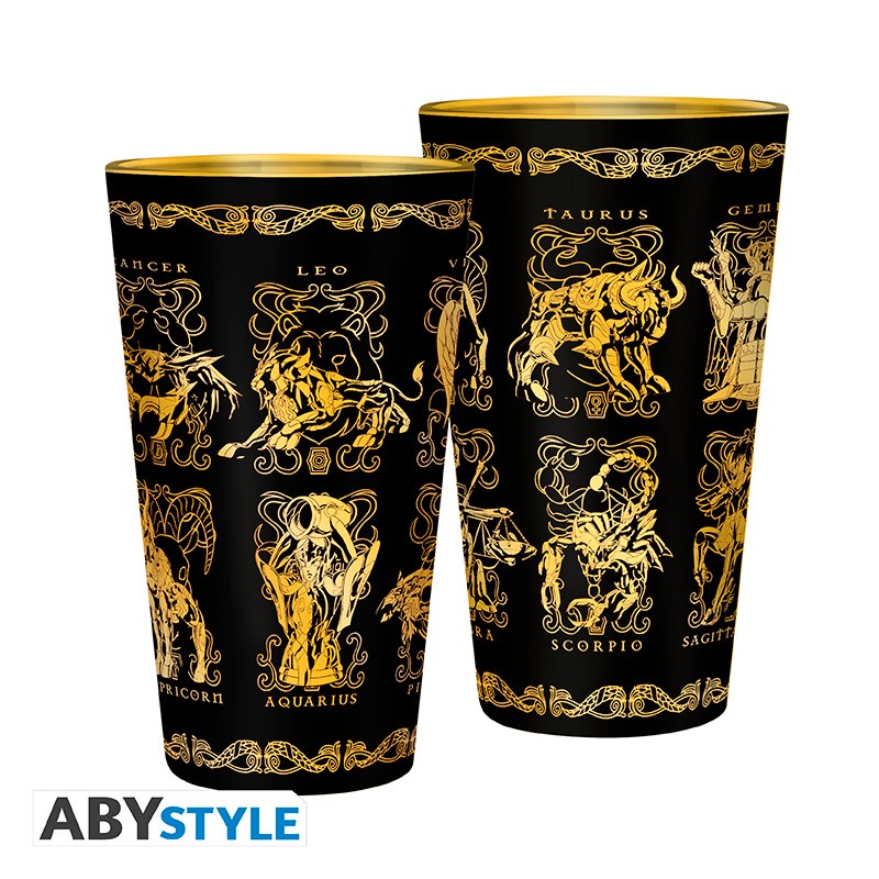 SAINT SEIYA Premium Large Glass Gold cloths