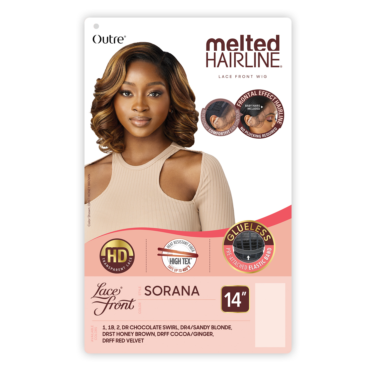 Outre Melted Hairline Glueless HD Lace Front Wig Sorana