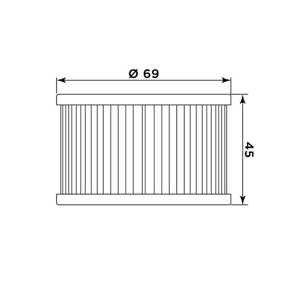 Meiwa 268111 Original Type Oil FilterRef: 268111