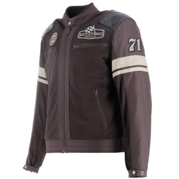 Helstons REVOLTE AIR Motorcycle Jacket - BrownRef: Hs1066-C158