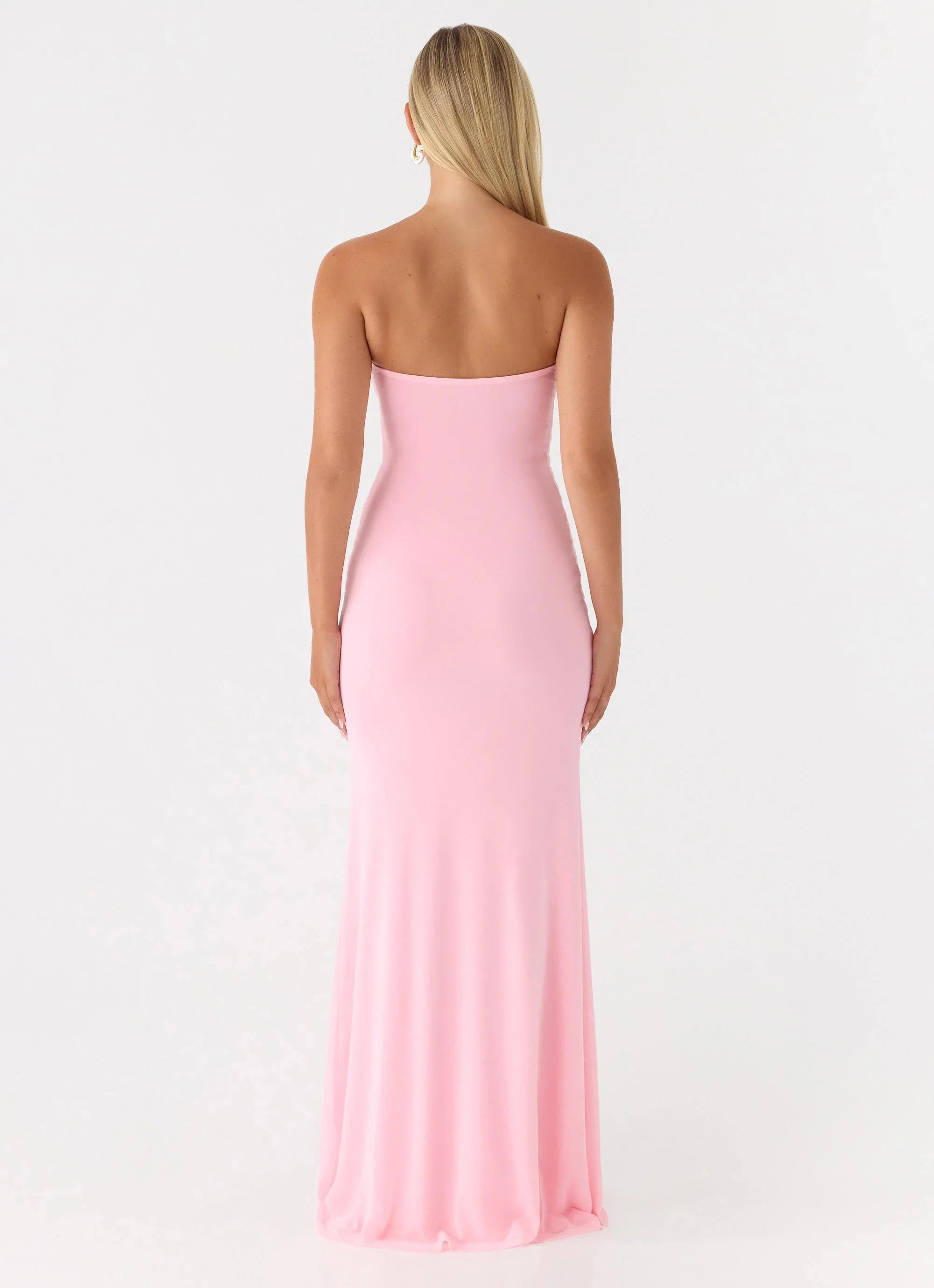 Iroha Strapless Maxi Dress - Pink
